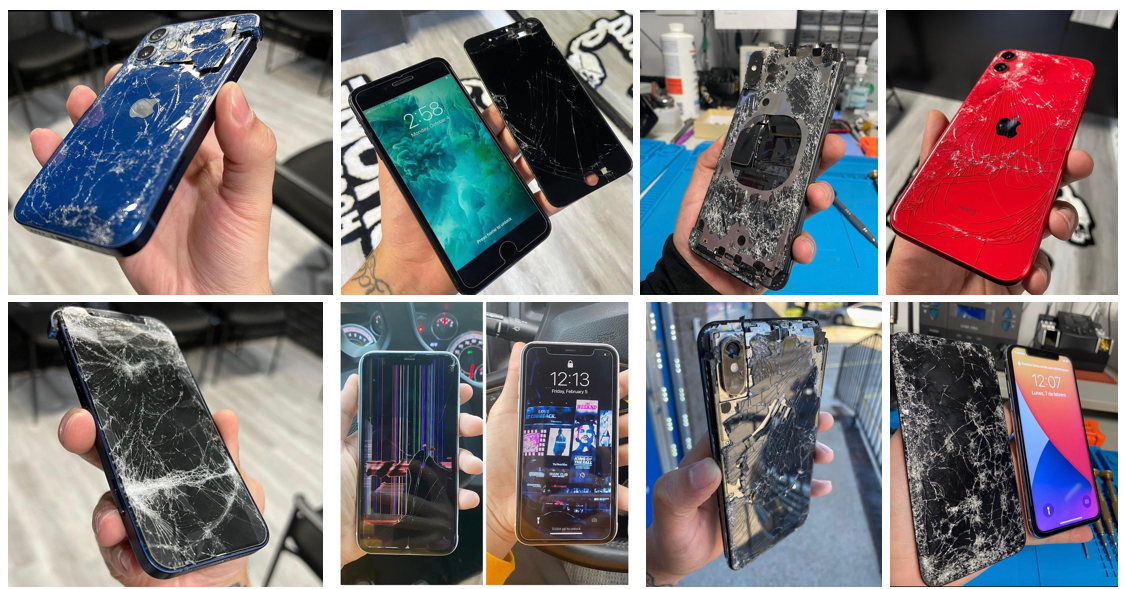 Examples of devices we've repaired